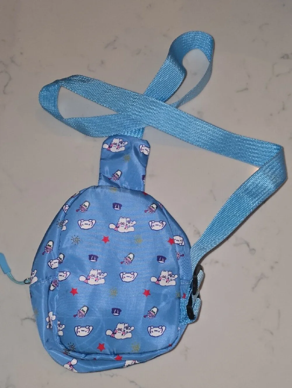 Light Blue Kids Crossbody Pouch